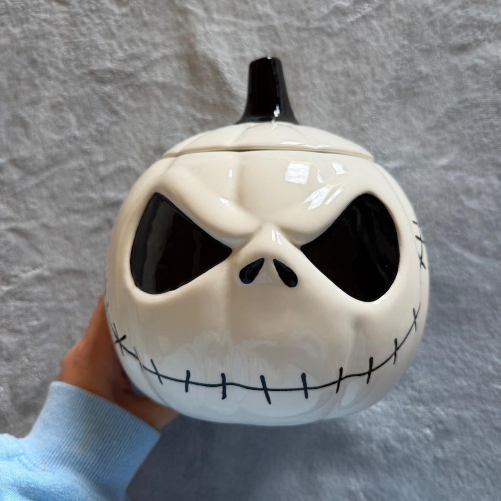 Disney Nightmare Before Christmas Jack Skellington Pumpkin Cookie Jar - AH0000